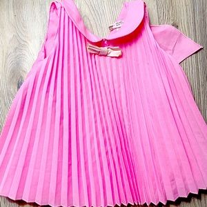Beautiful & Chic ZOE LTD pink pleated baby girls dress!!!